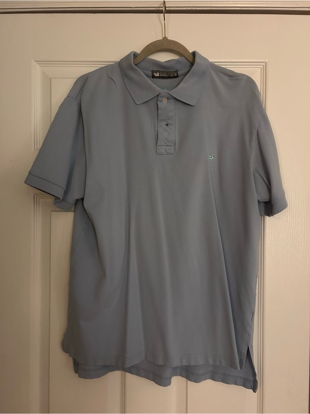 Southern Marsh Light Blue Men's Polo Shirt